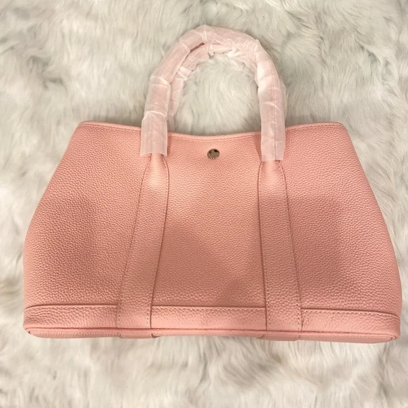 Pink 36CM Togo leather Top handle Graden Party genius leather Satchel bag - Picture 13 of 15